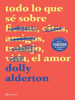 cover image of Todo lo que sé sobre el amor
